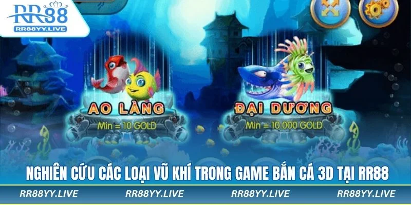 Kỹ năng cộng vũ khí tạo nên thành công trong bắn cá 3D