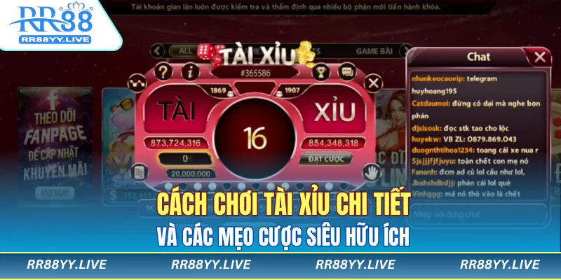 Cách Chơi Tài Xỉu